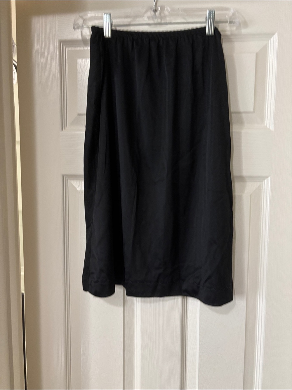 Black Women's Vintage Midi Slip/Skirt